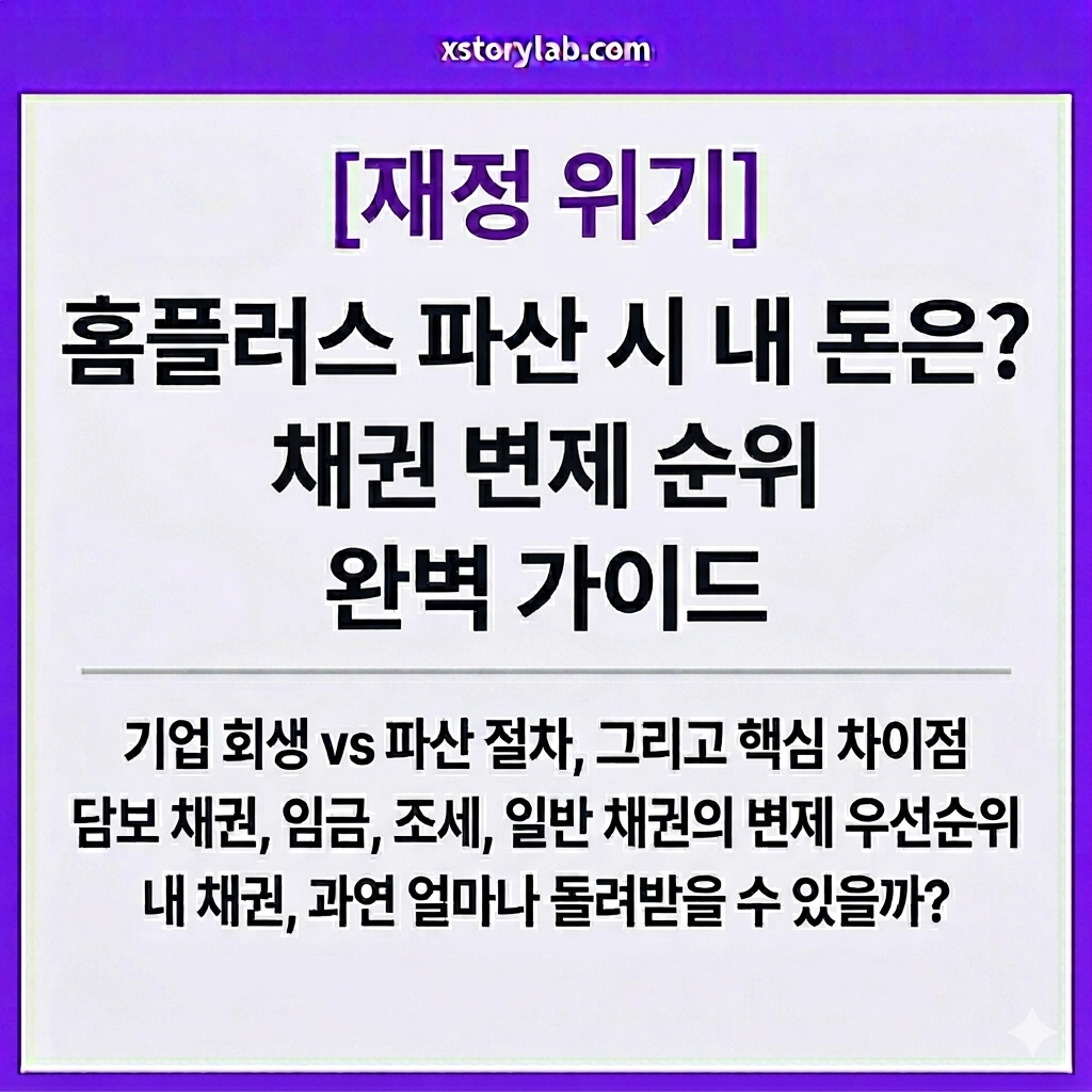 홈플러스 파산시 내 돈은? 채권 변제 순위 완벽 가이드